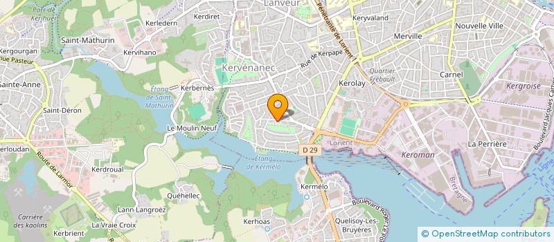 localisation de l'entreprise LA GRAND'VOILE  LORIENT