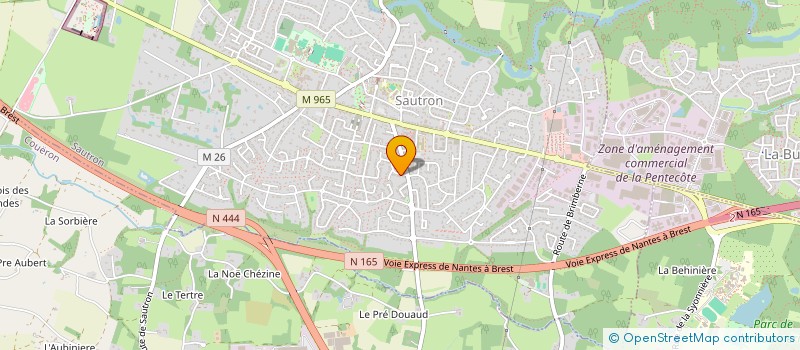 localisation de l'entreprise LA GRANDAIS à SAUTRON