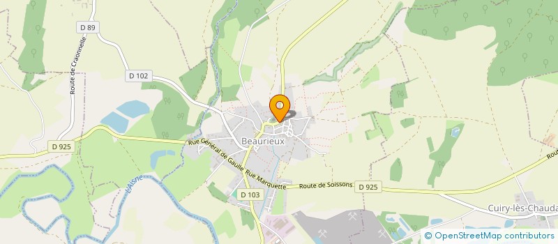 localisation de l'entreprise LA GRANDE AVENTURE  BEAURIEUX