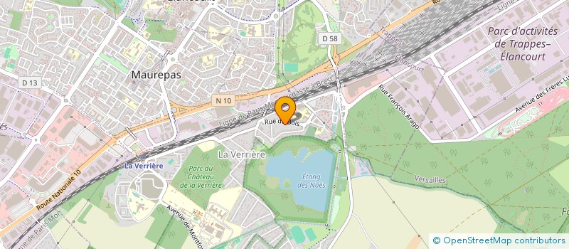 localisation de l'entreprise LA GRANDE AVENUE  LA VERRIERE