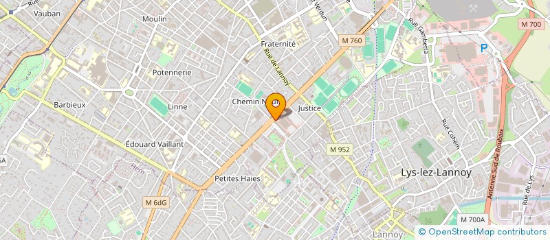 localisation de l'entreprise LA GRANDE BAIE MARINE  ROUBAIX