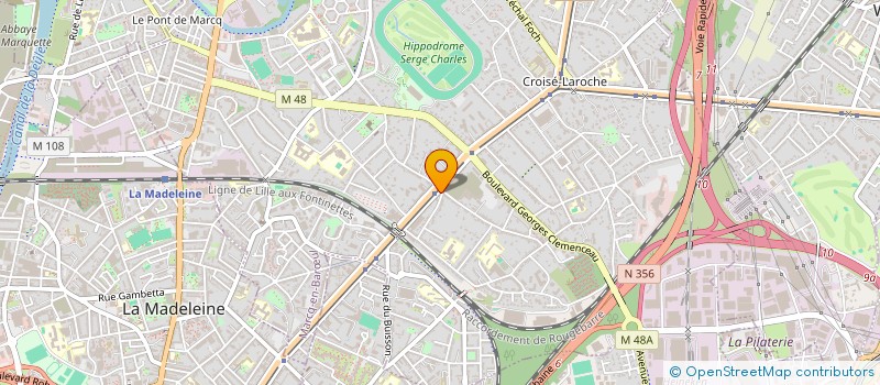 localisation de l'entreprise LA GRANDE BARDE à MARCQ-EN-BARŒUL