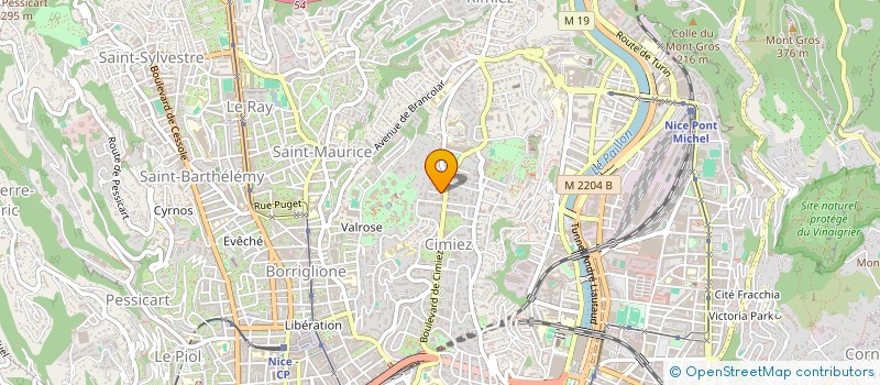 localisation de l'entreprise LA GRANDE BASTIDE  NICE