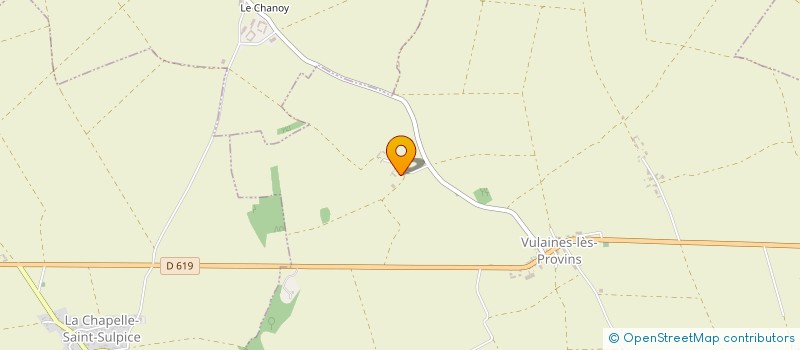 localisation de l'entreprise LA GRANDE BORNE à VULAINES-LES-PROVINS
