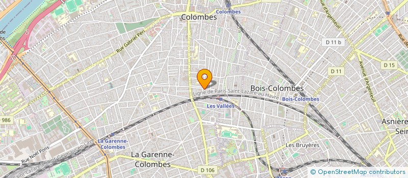 localisation de l'entreprise LA GRANDE BOUGIE à COLOMBES