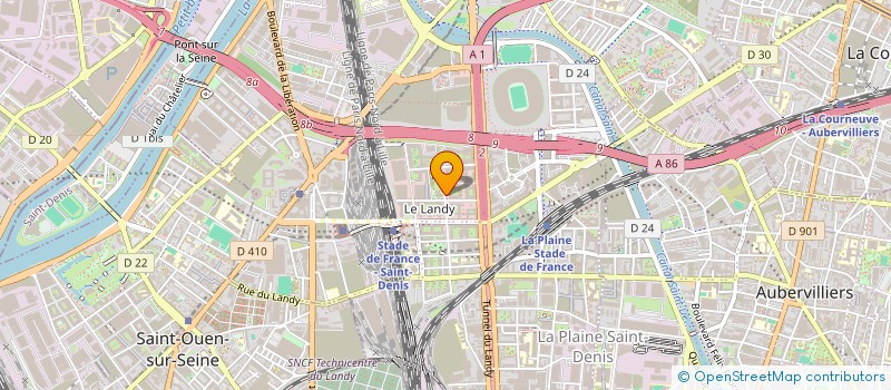 localisation de l'entreprise LA GRANDE BRASSERIE à SAINT-DENIS