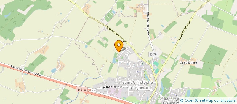 localisation de l'entreprise LA GRANDE BROSSE à SAINT-CHRISTOPHE-DU-LIGNERON
