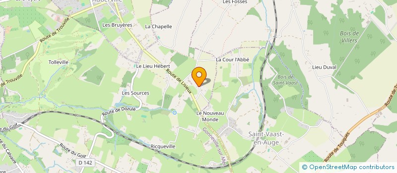 localisation de l'entreprise LA GRANDE BRUYERE  GONNEVILLE-SUR-MER