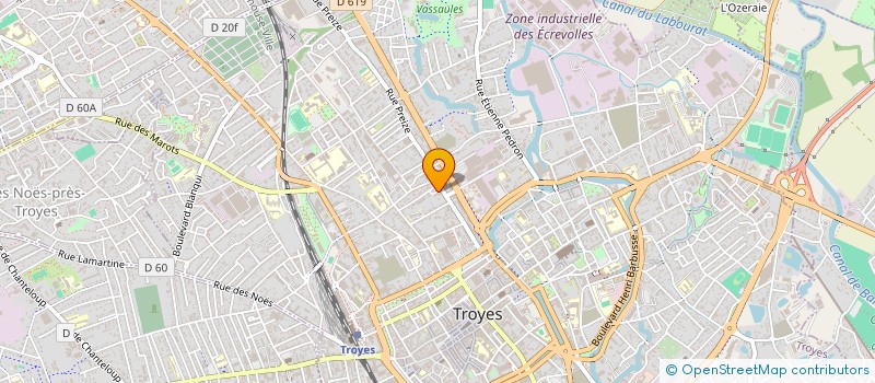 localisation de l'entreprise LA GRANDE CAPELINE  TROYES