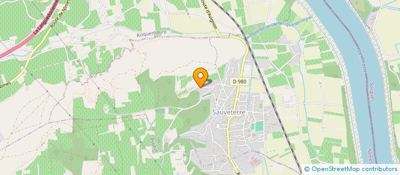 localisation de l'entreprise LA GRANDE CARRAIRE  ROQUEMAURE