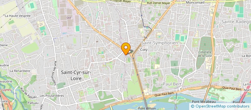 localisation de l'entreprise LA GRANDE CARREE  SAINT-CYR-SUR-LOIRE