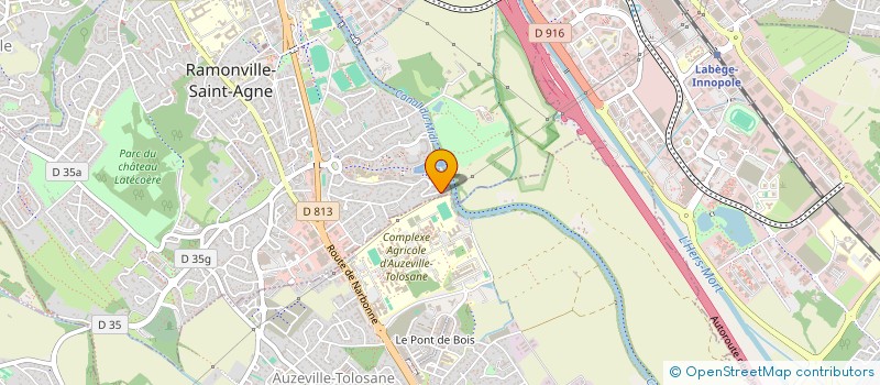 localisation de l'entreprise LA GRANDE COLLECTE  RAMONVILLE-SAINT-AGNE