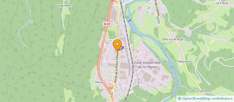 localisation de l'entreprise LA GRANDE COTE  SAINT-NABORD