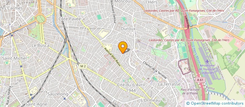 localisation de l'entreprise LA GRANDE DAME à TOULOUSE