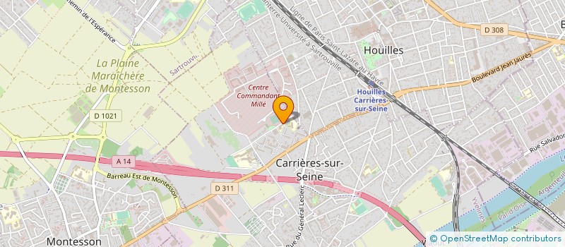 localisation de l'entreprise LA GRANDE DILIGENCE à CARRIERES SUR SEINE