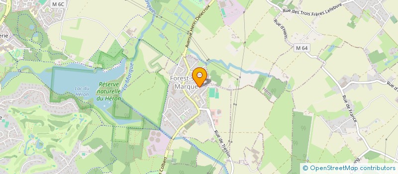 localisation de l'entreprise LA GRANDE ECHELLE  ANSTAING