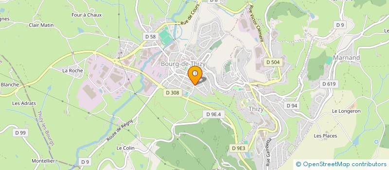 localisation de l'entreprise LA GRANDE ECLUSE 2001  COURS