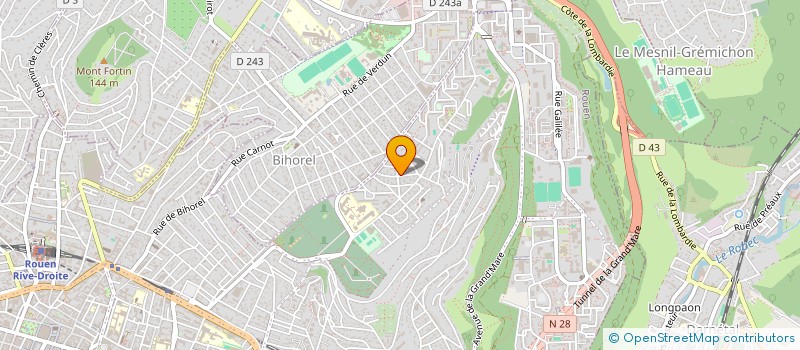 localisation de l'entreprise LA GRANDE FABRIQUE CMEN à ROUEN