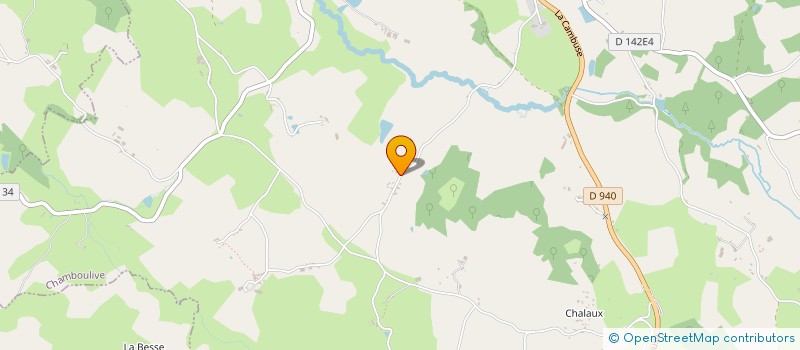 localisation de l'entreprise LA GRANDE FOLIE  CHAMBOULIVE