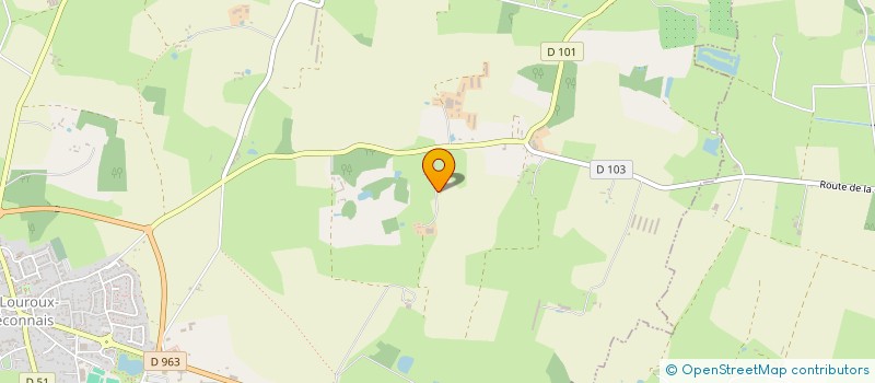 localisation de l'entreprise LA GRANDE FOSSE  VAL D'ERDRE-AUXENCE