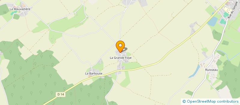 localisation de l'entreprise LA GRANDE FOYE LMNP  LEZAY
