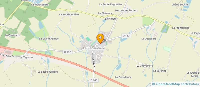 localisation de l'entreprise LA GRANDE FREIGNOUSE IMMOBILIER à SEVREMOINE