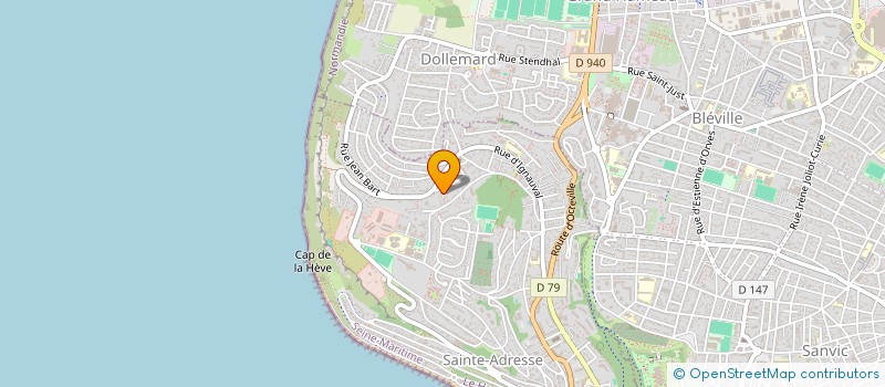 localisation de l'entreprise LA GRANDE GIRAFE  SAINTE-ADRESSE