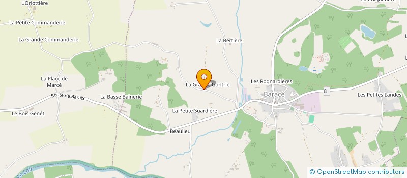 localisation de l'entreprise LA GRANDE GONTRIE à BARACE