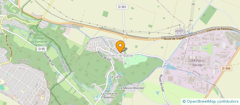 localisation de l'entreprise LA GRANDE GRILLE à VILLIERS-LE-BACLE