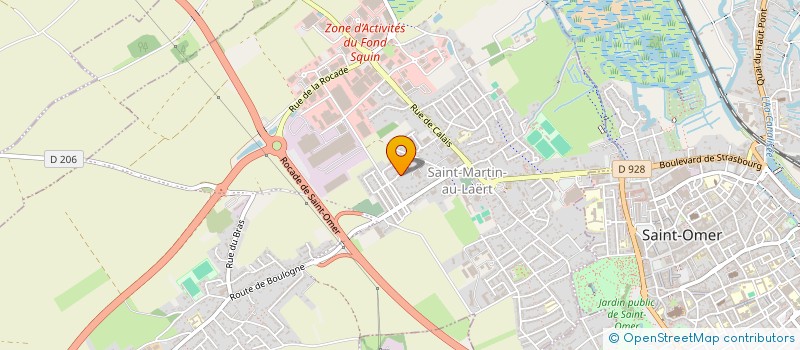 localisation de l'entreprise LA GRANDE GUILDE  SAINT-MARTIN-LEZ-TATINGHEM