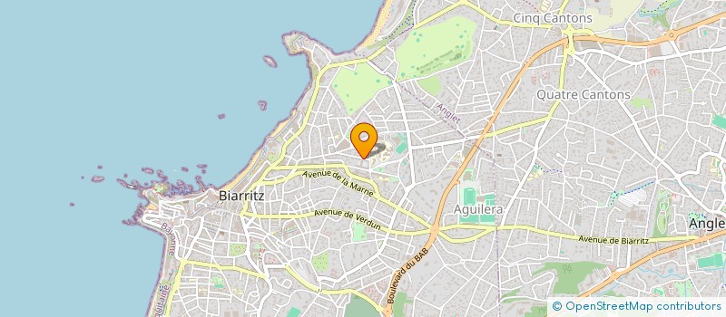 localisation de l'entreprise LA GRANDE HOLDING à BIARRITZ