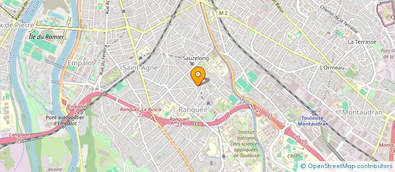 localisation de l'entreprise LA GRANDE HORIZONTALE à TOULOUSE