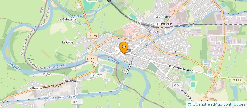 localisation de l'entreprise LA GRANDE HOULLE  DIGOIN