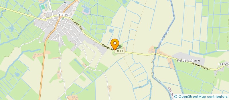 localisation de l'entreprise LA GRANDE HUCHEGROLLE  TRIAIZE