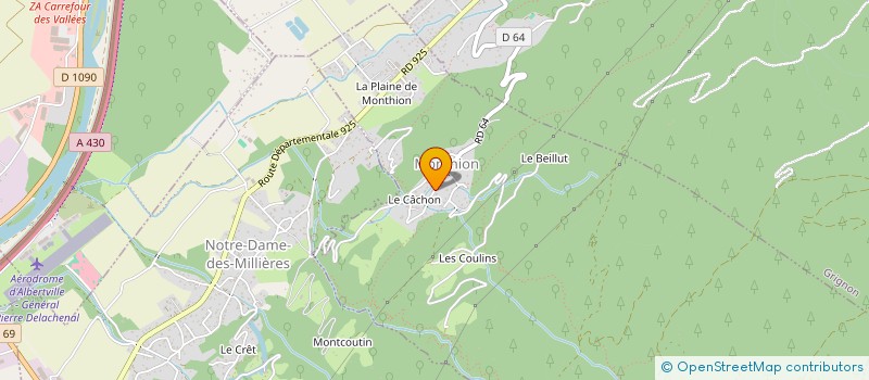 localisation de l'entreprise LA GRANDE LANCHE  MONTHION