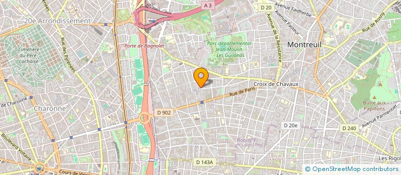 localisation de l'entreprise LA GRANDE LESSIVE à MONTREUIL