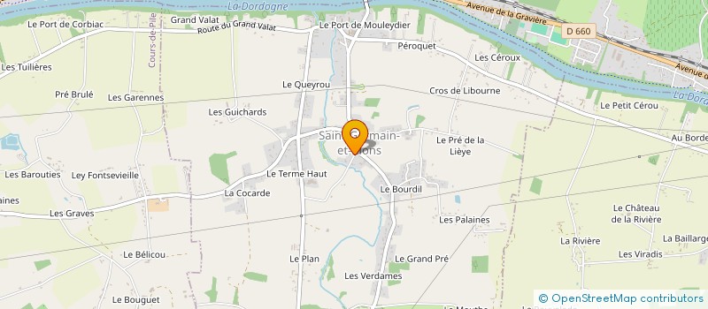 localisation de l'entreprise LA GRANDE LISSE  LAMONZIE-MONTASTRUC