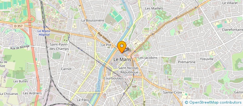 localisation de l'entreprise LA GRANDE MACRE à LE MANS