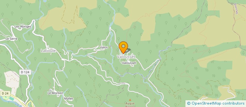 localisation de l'entreprise LA GRANDE MAISON A VALOUSSET SCI  LABOULE