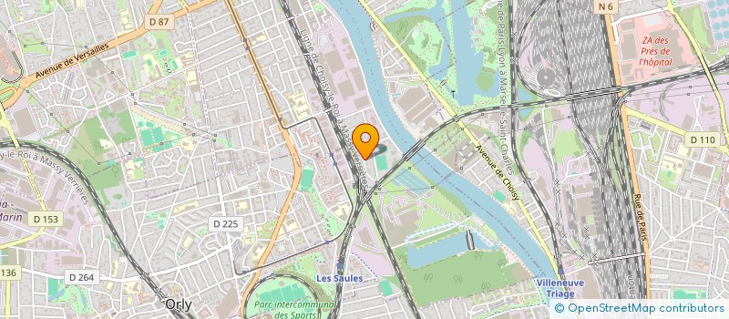 localisation de l'entreprise LA GRANDE MAISON DANS LA PRAIRIE à CHOISY-LE-ROI