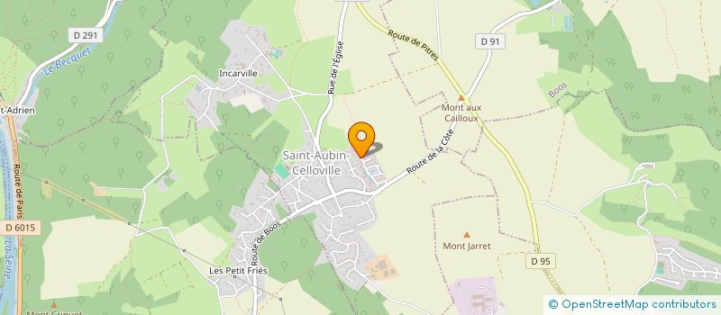 localisation de l'entreprise LA GRANDE MAISON DU BONHEUR  SAINT-AUBIN-CELLOVILLE