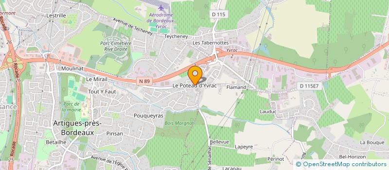 localisation de l'entreprise LA GRANDE MAREE à BORDEAUX