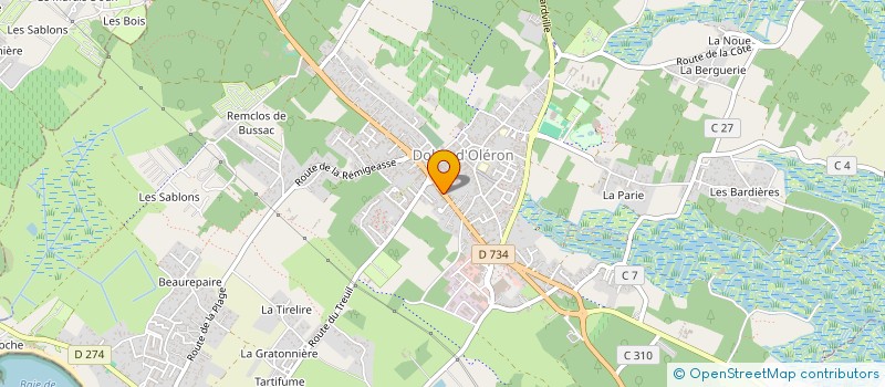 localisation de l'entreprise LA GRANDE MAREE OLERONAISE à DOLUS-D'OLERON