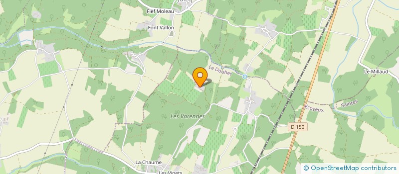 localisation de l'entreprise LA GRANDE METAIRIE  LE DOUHET