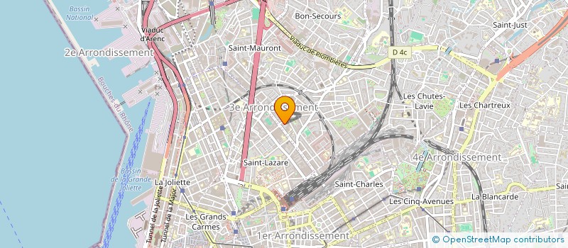 localisation de l'entreprise LA GRANDE MOSQUEE ALI HACENE-BLIDI à MARSEILLE