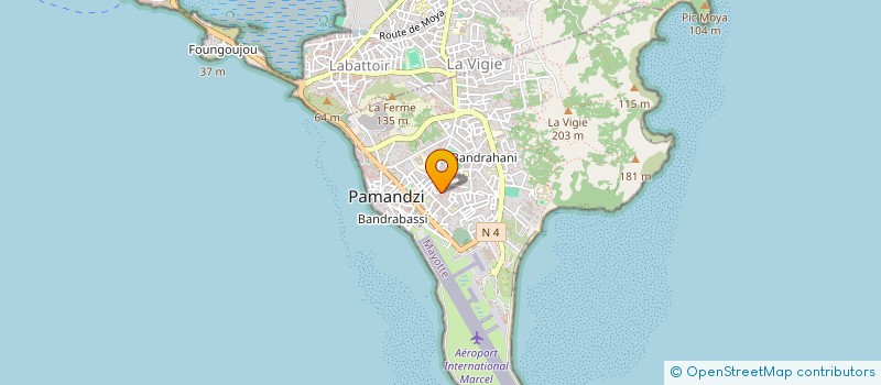 localisation de l'entreprise LA GRANDE MOSQUEE DE PAMANDZI à PAMANDZI