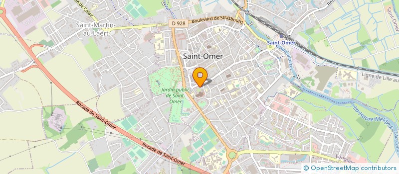 localisation de l'entreprise LA GRANDE MURAILLE à SAINT-OMER