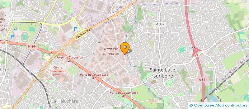 localisation de l'entreprise LA GRANDE MURAILLE DE GUERANDE à NANTES