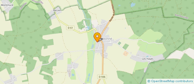 localisation de l'entreprise LA GRANDE ODYSSEY  BOURDONNE