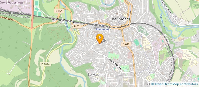 localisation de l'entreprise LA GRANDE OURSE à CHAUMONT